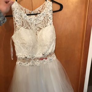 White formal/homecoming dress